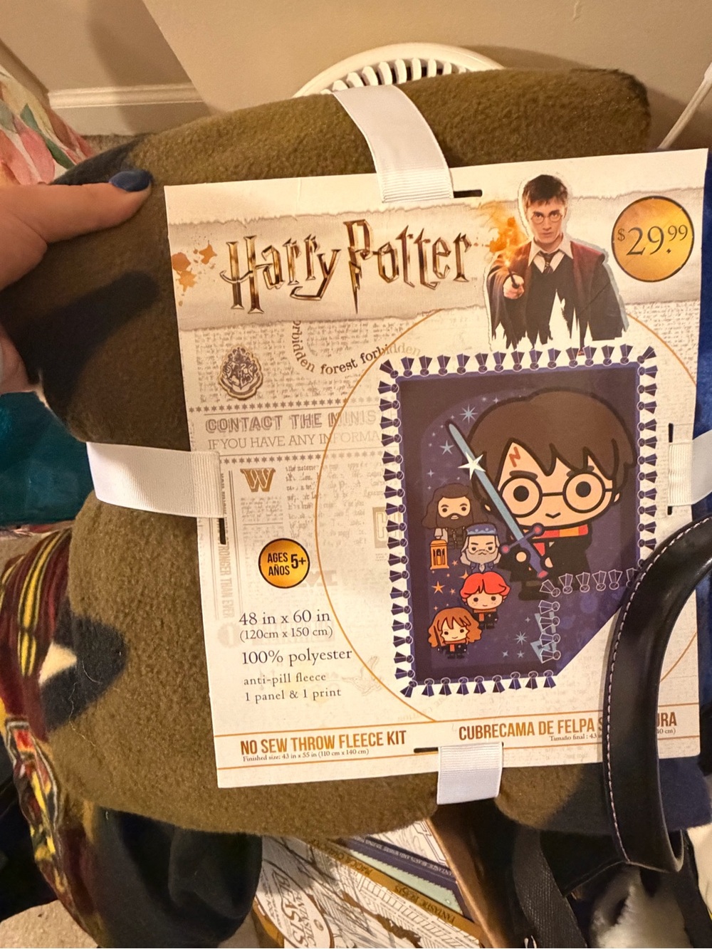 Warner Bros. Harry Potter Kids Fleece Throw